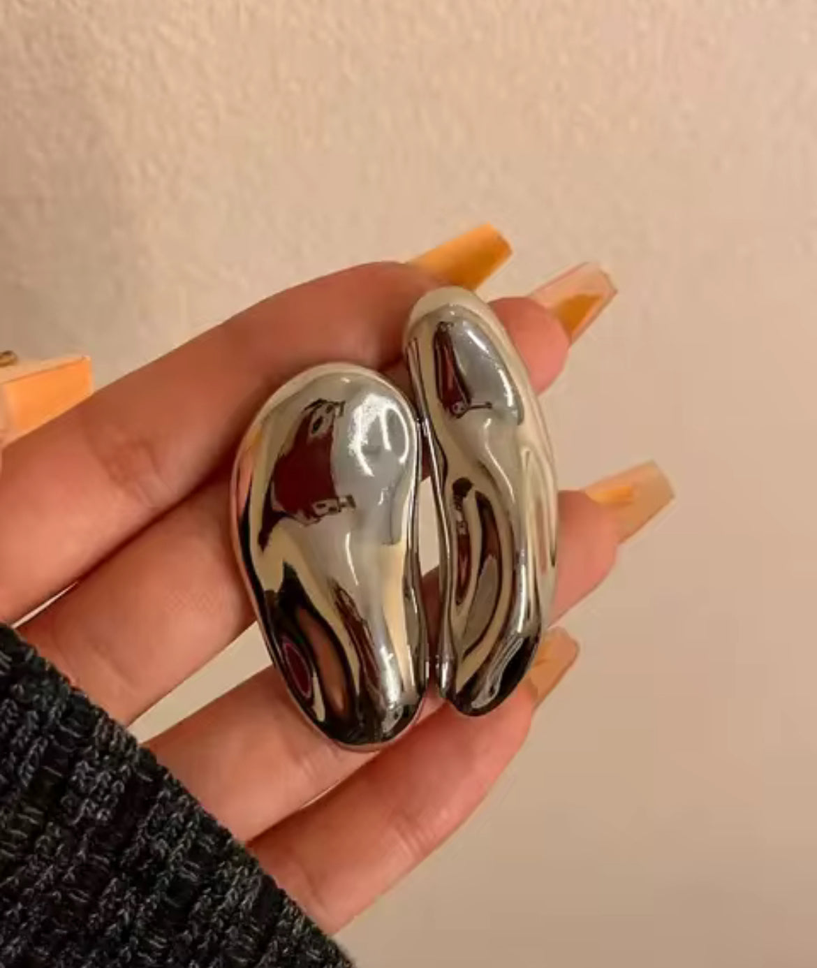 Asymmetrical Statement Stud Earring